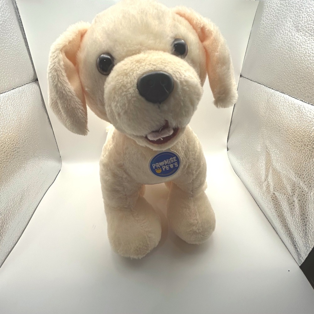Build A Bear Promise Pets Golden Labrador Puppy Plush Stuffed Animal Toy Kids
